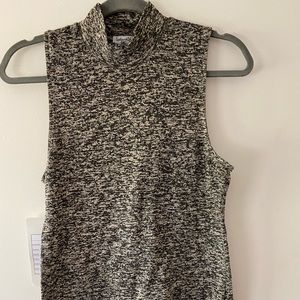 Splendid high neck turtleneck tank top small